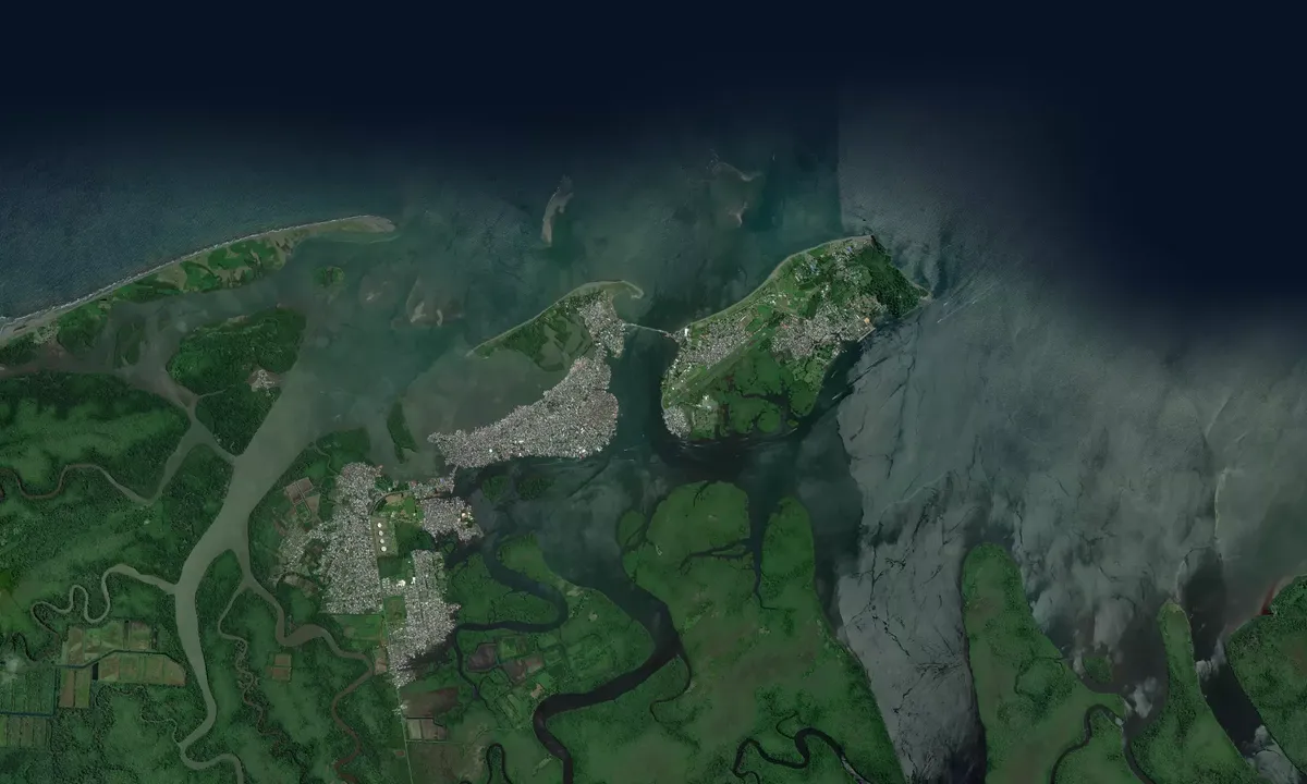 Flyfoto av Tumaco