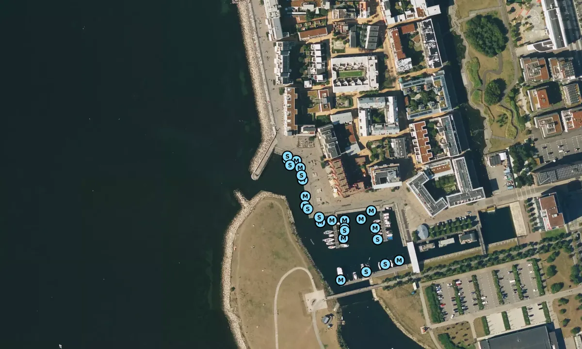 Satelite image of Turbinhamnen Gästhamn - Västra Hamnen Malmö