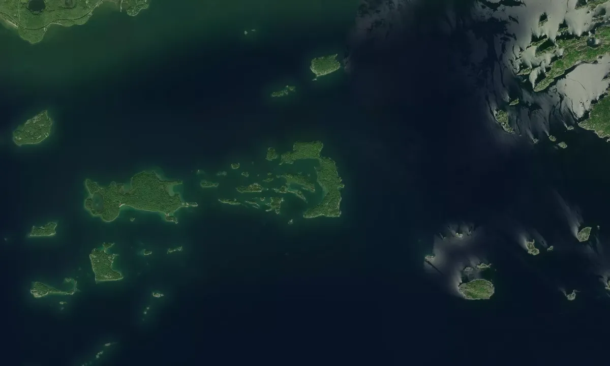 Flyfoto av Turnbull Islands