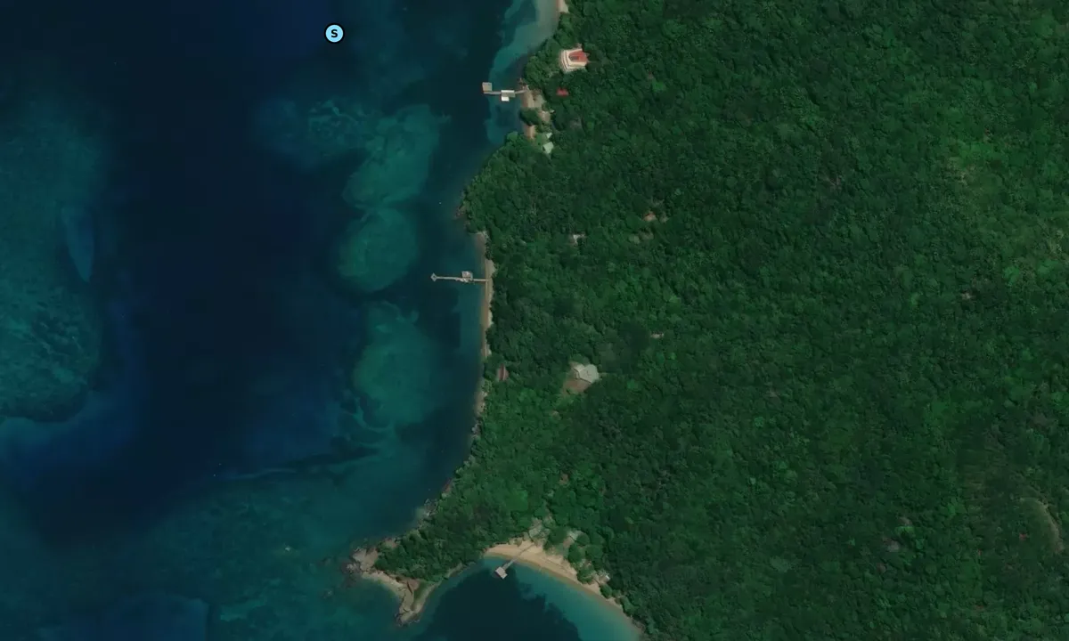 Satelite image of Turtle Bay Ecoresort