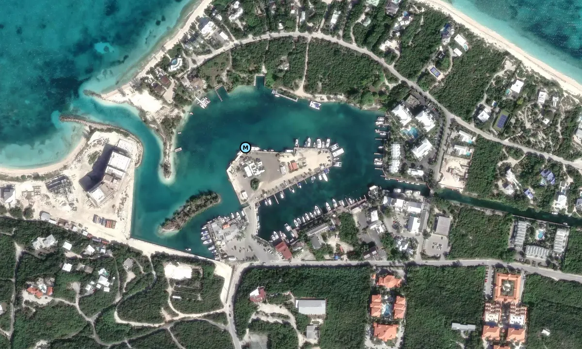 Satelite image of Turtle Cove Marina - The Bight Settlement