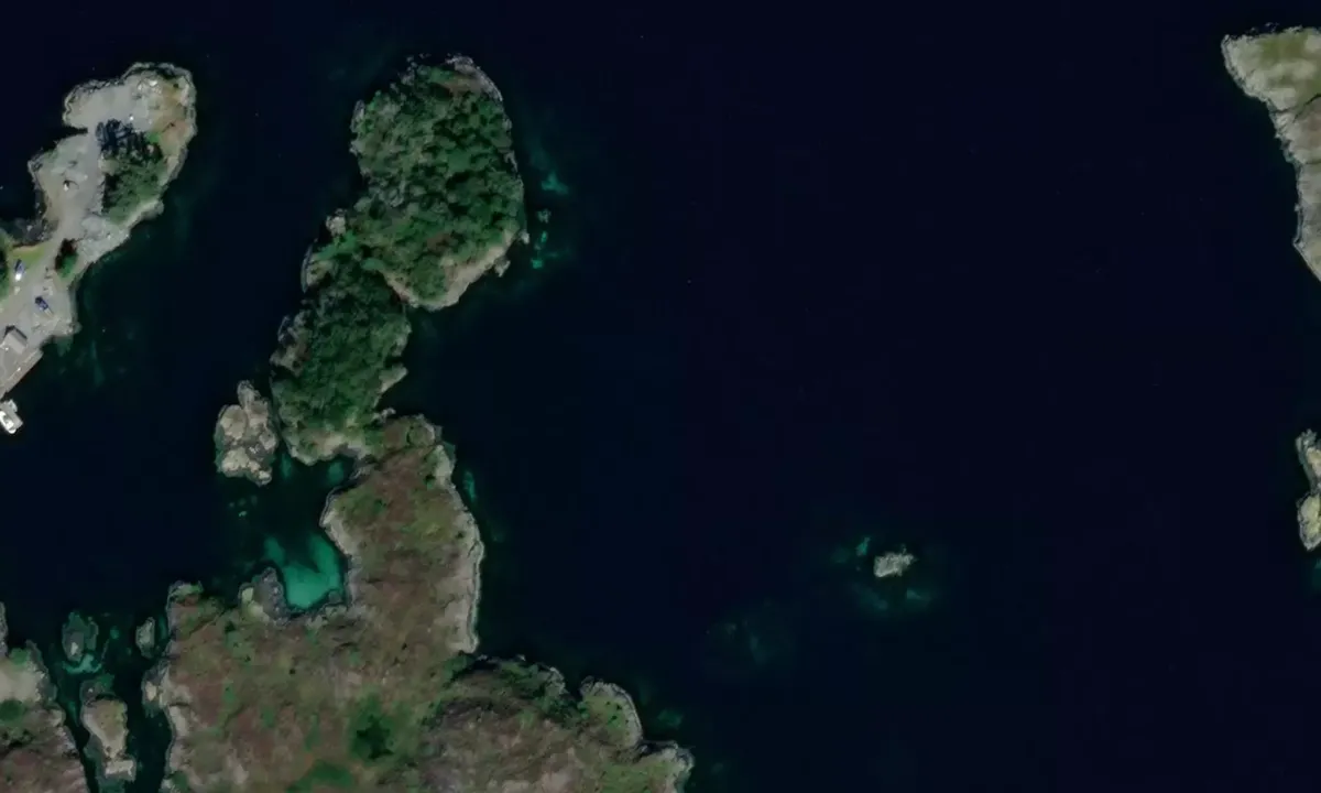 Satelite image of Tuvsundholmen