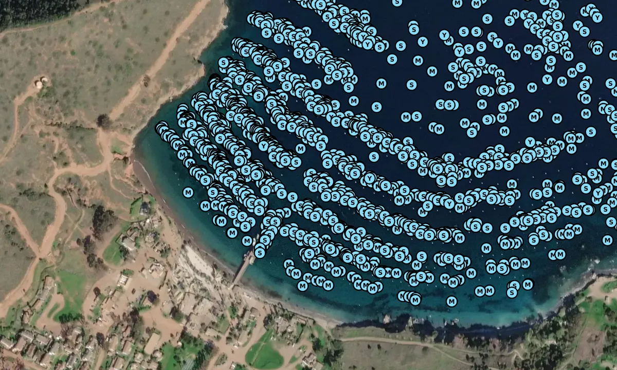 Satelite image of Two Harbors Enterprises (Catalina Island)