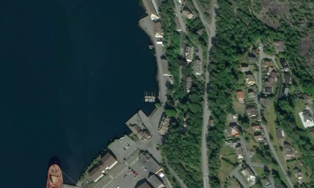Satelite image of Tyssedal