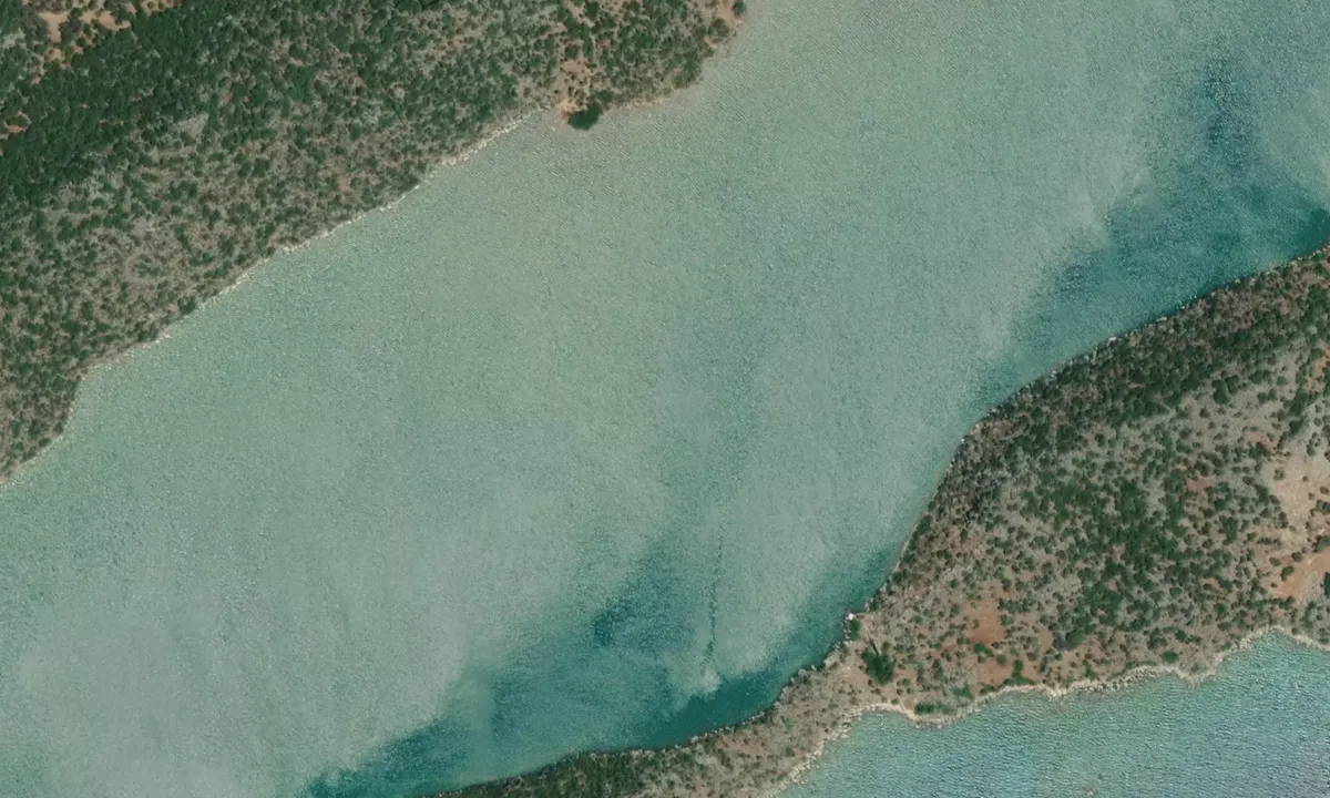 Flyfoto av Üçağız Liman west