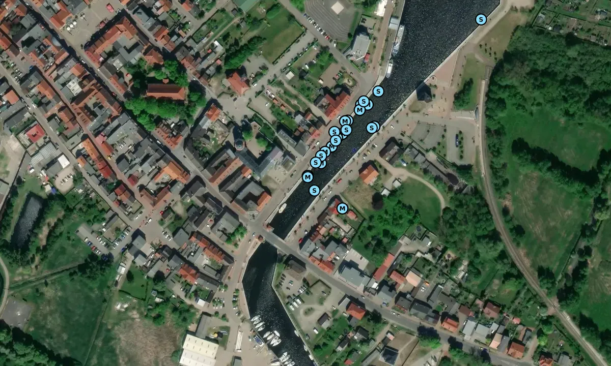 Satelite image of Ueckermunde