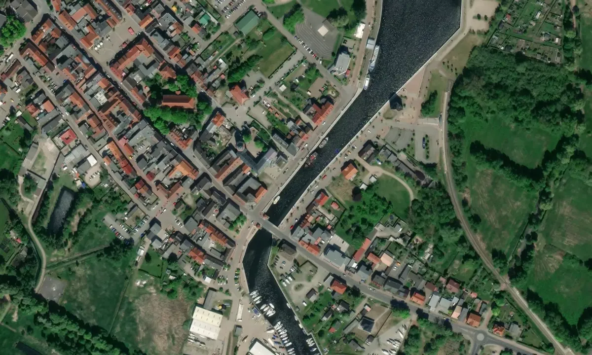 Flyfoto av Ueckermunde