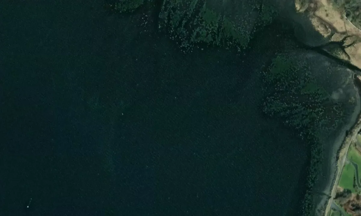 Satelite image of Uigg anchorage, Isle of Skye
