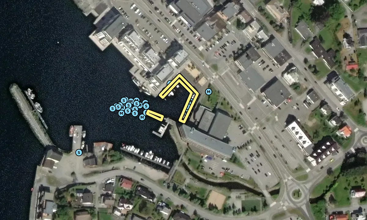 Satelite image of Ulsteinvik