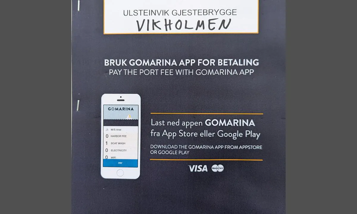 Ulsteinvik Gjestebryggje: {"base": "en", "no": "Dette er den n\u00e5v\u00e6rende Go Marina-kontoen som m\u00e5 brukes for betaling", "se": "Detta \u00e4r det aktuella Go Marina-kontot som ska anv\u00e4ndas f\u00f6r betalning", "en": "This is the current Go Marina account that needs to be used for payment", "da": "Dette er den nuv\u00e6rende Go Marina-konto, der skal bruges til betaling"}