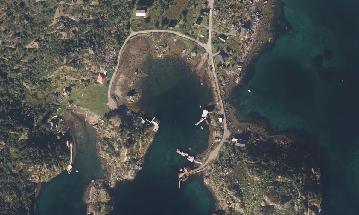 Flyfoto av Ulvågen