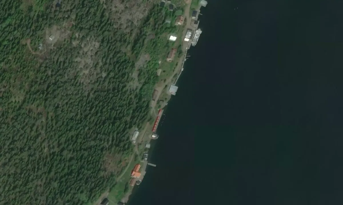 Flyfoto av Ulvöhamn - Kommunkajen