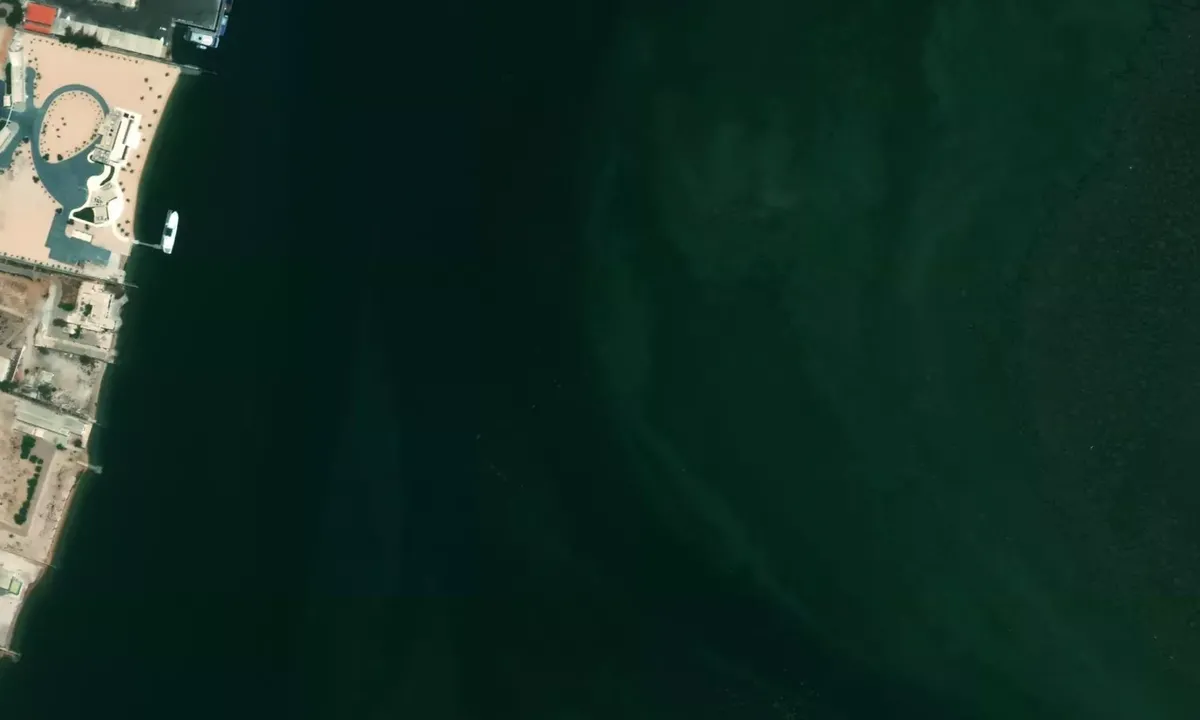 Satelite image of Umm Al-Quwain Marine Club