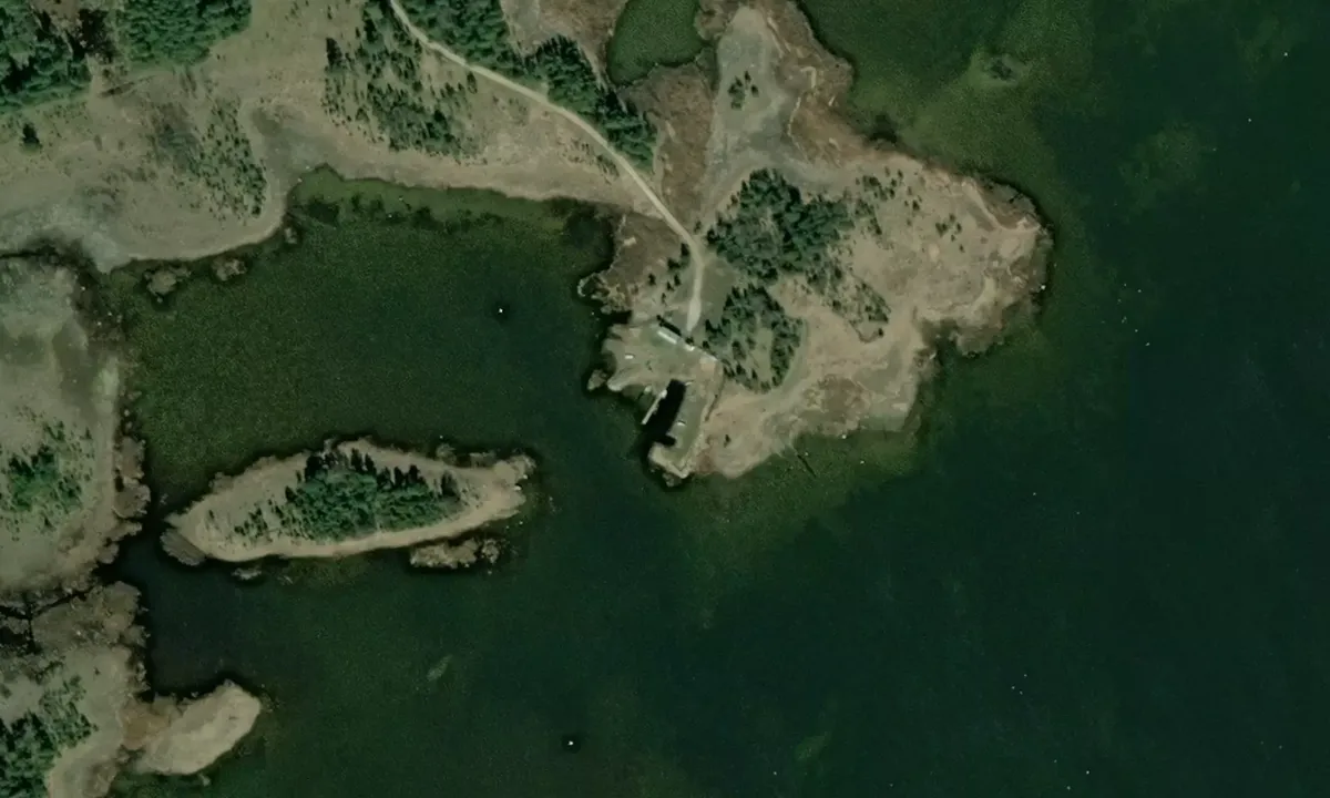 Flyfoto av Unguma sadam