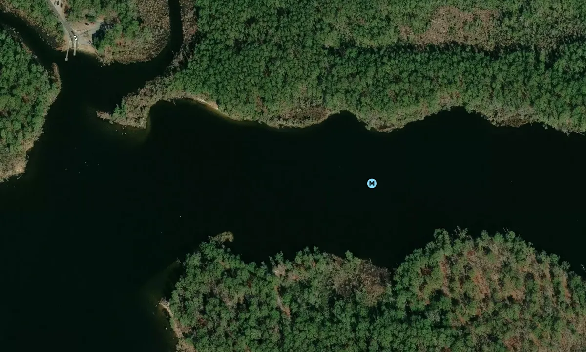 Satelite image of Upper Goose Creek