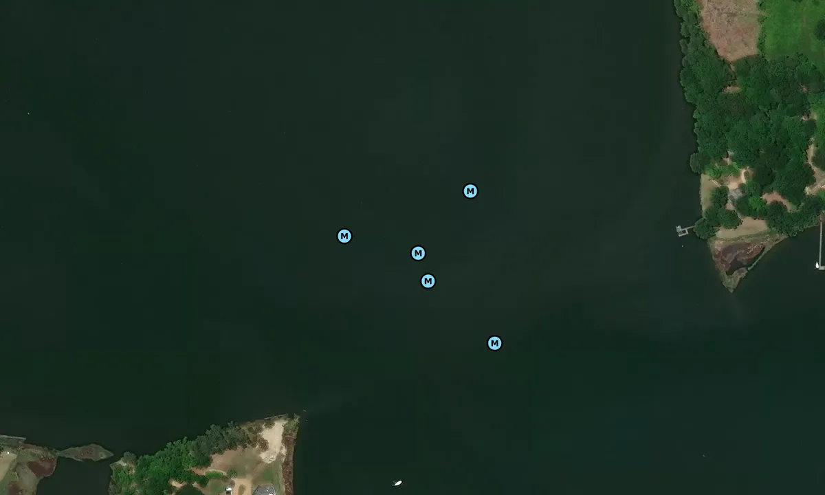 Satelite image of Upper Ware River