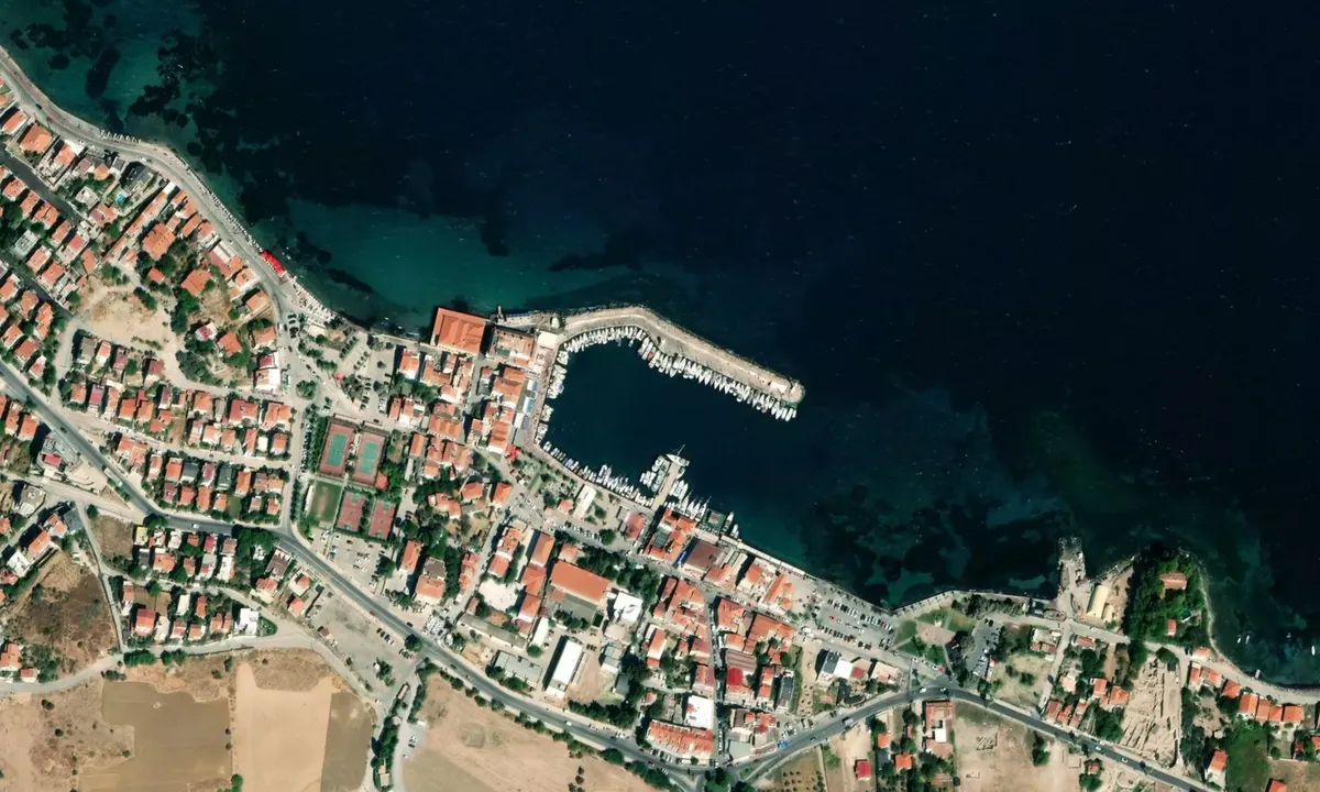Flyfoto av Urla Iskelesi