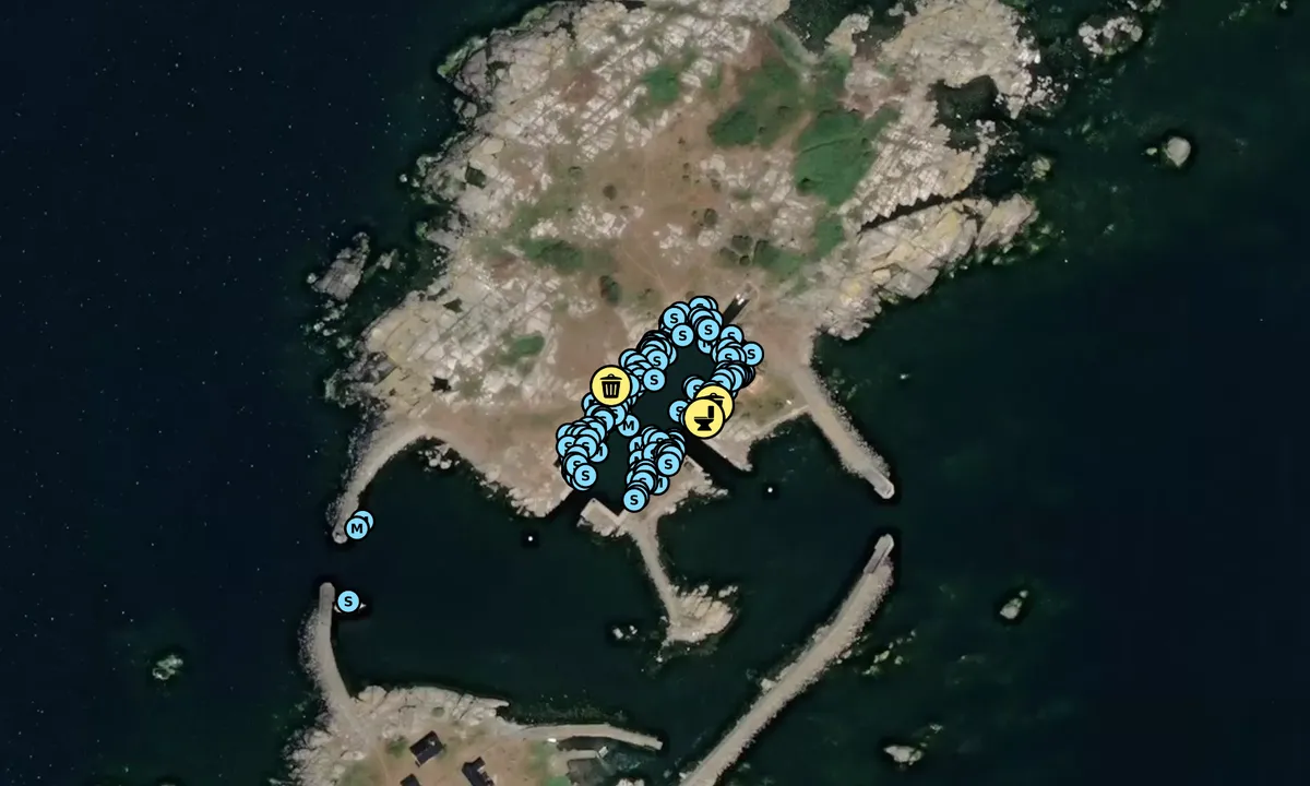 Satelite image of Utklippan