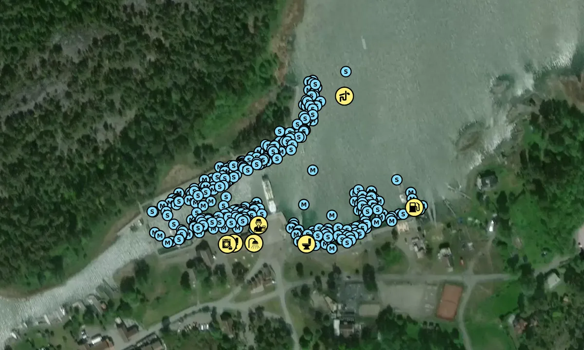 Satelite image of Utö Gästhamn - Sverige