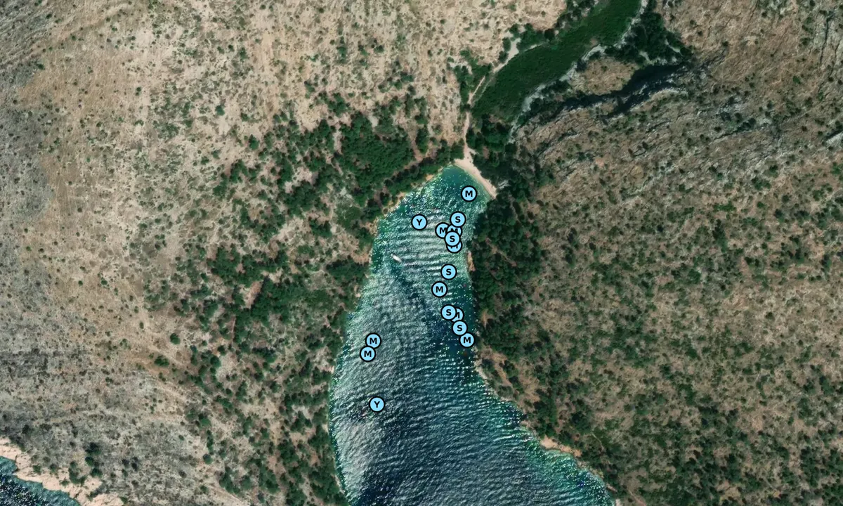 Satelite image of Uvala Blaca - Nerežišća