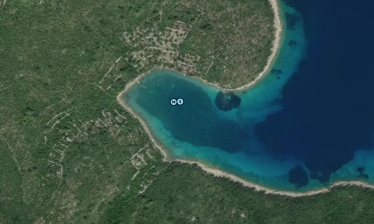 Satelite image of Uvala Dobra