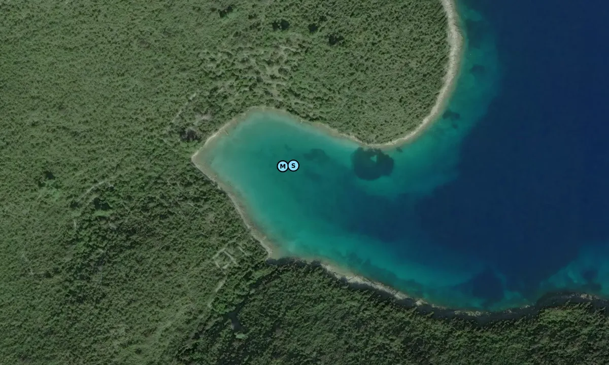 Satelite image of Uvala Dobra