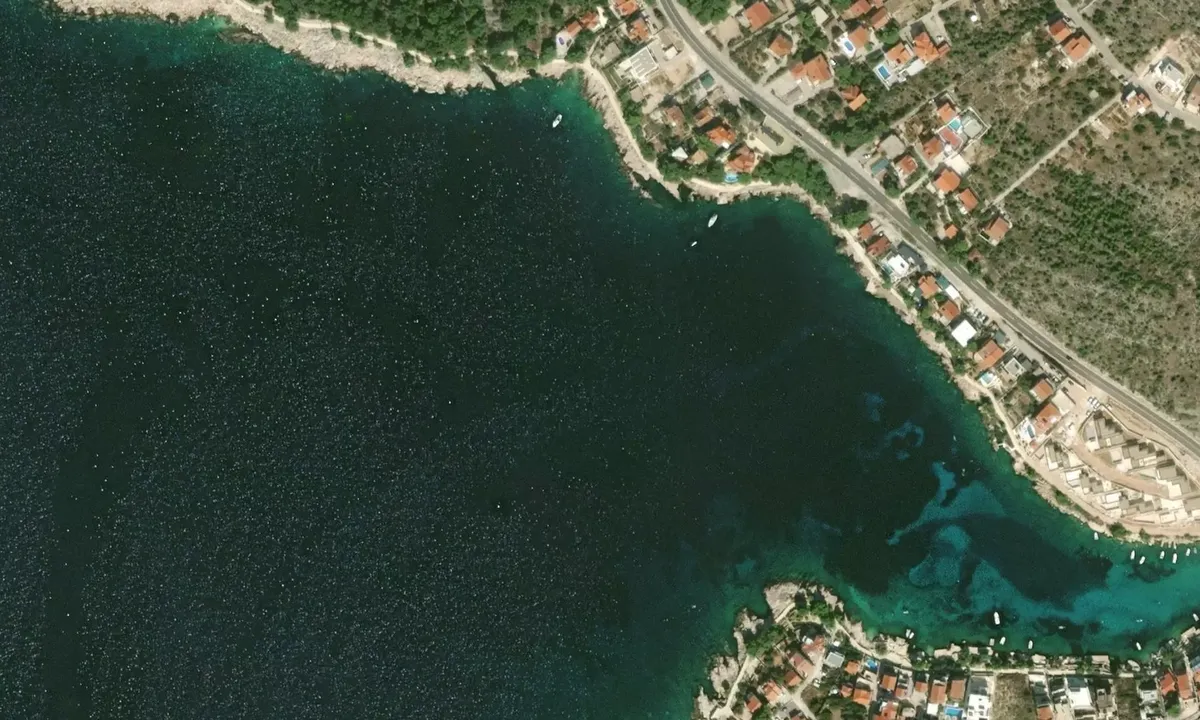 Satelite image of Uvala Hodomescica