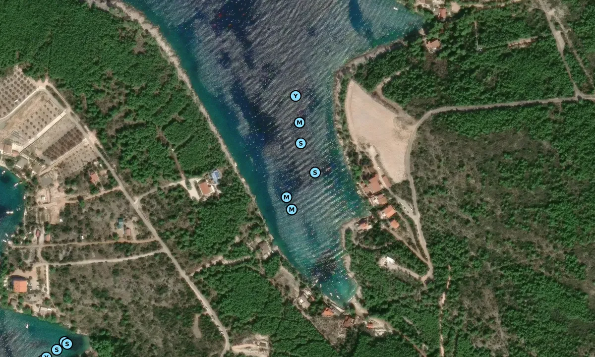 Satelite image of Uvala Jagodna