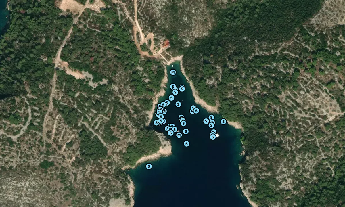 Satelite image of Uvala Jorja