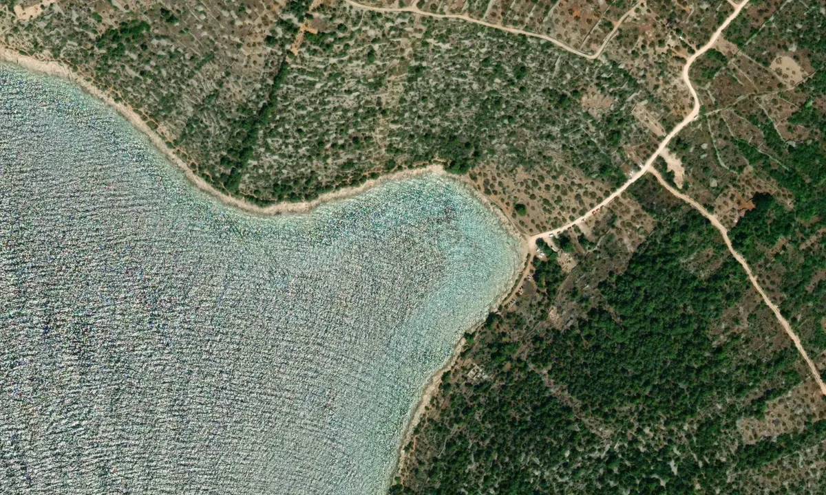 Flyfoto av Uvala Koromasnica