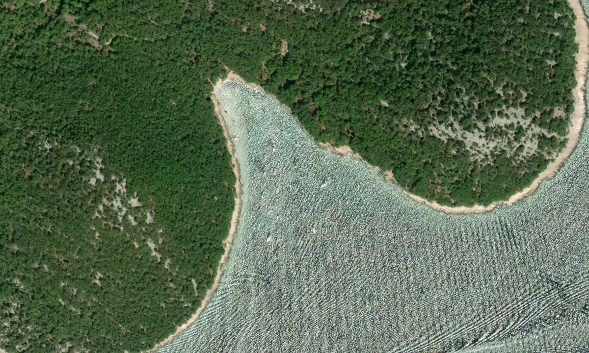 Flyfoto av Uvala Kranje