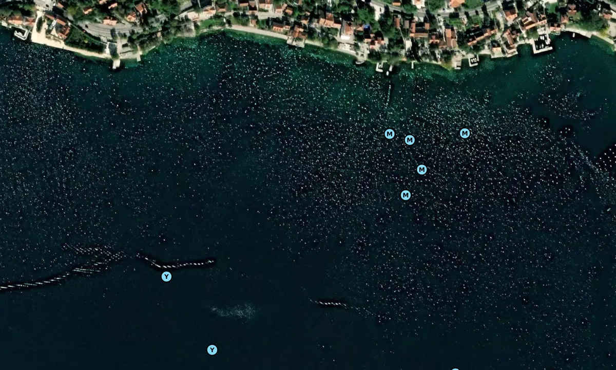 Satelite image of Uvala Ljuta