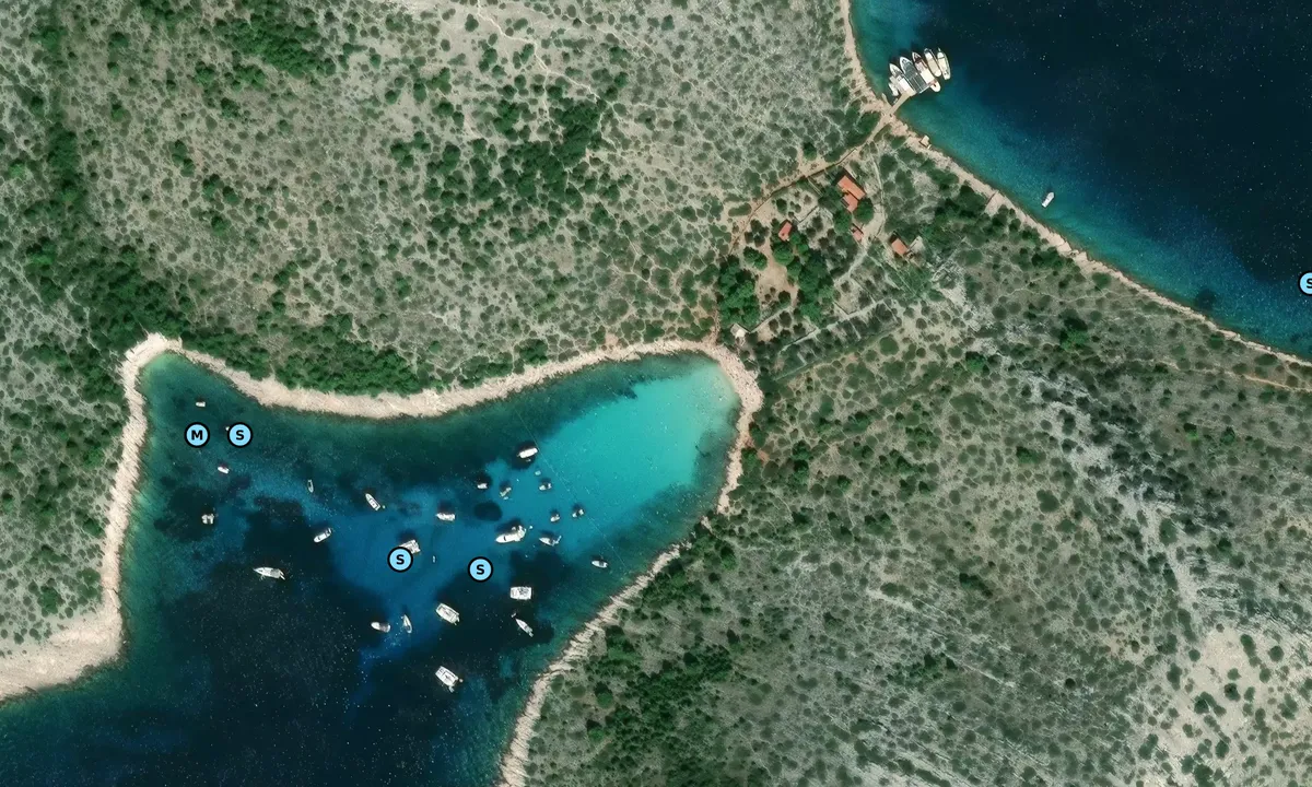 Satelite image of Uvala Lojena