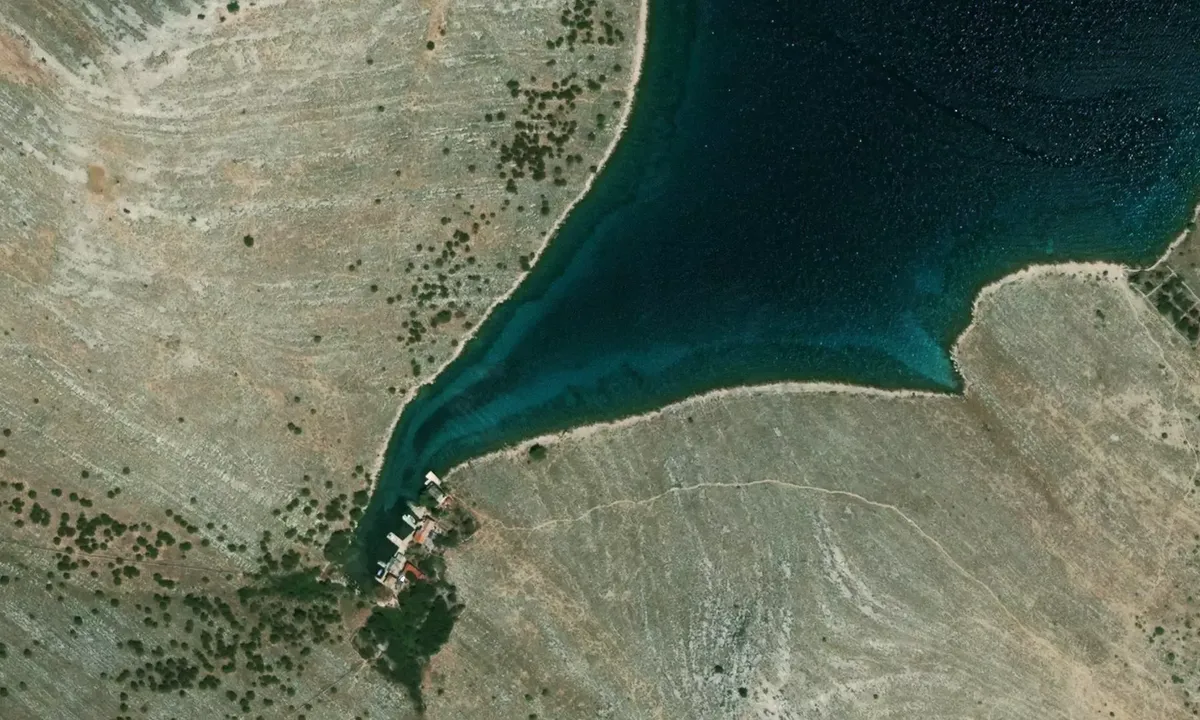 Satelite image of Uvala Lupescina