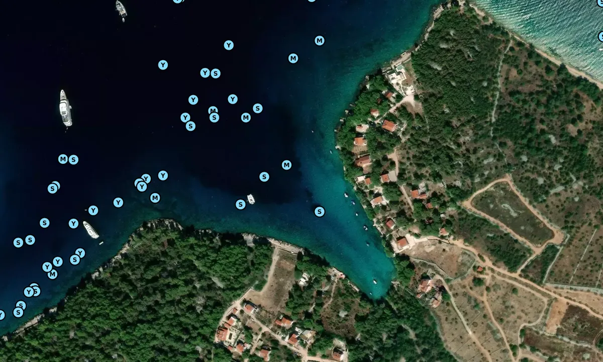 Satelite image of Uvala Makarak