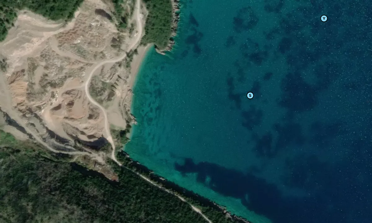 Satelite image of Uvala Mededa