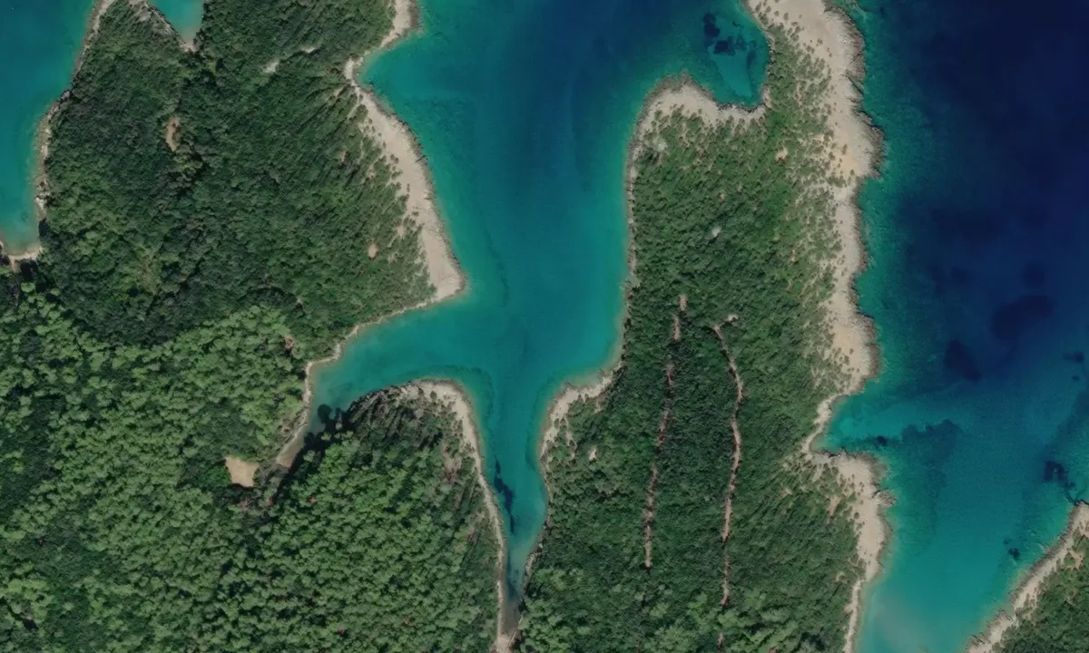Flyfoto av Uvala Melići