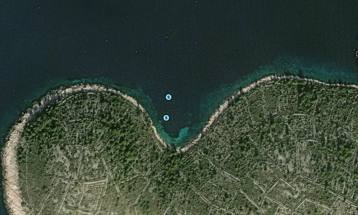 Satelite image of Uvala Movar