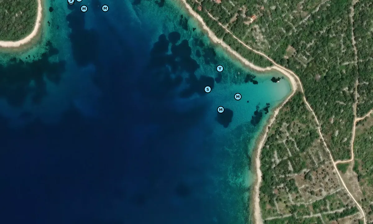 Satelite image of Uvala Papranica East