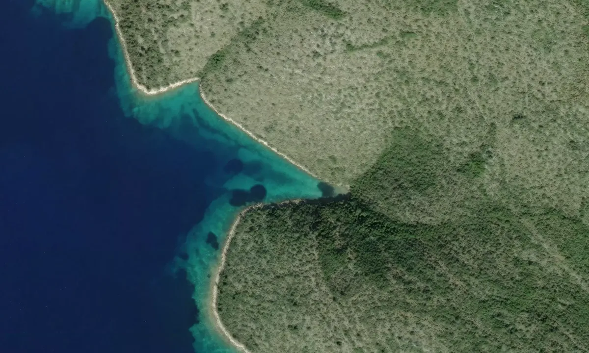 Satelite image of Uvala Permanje