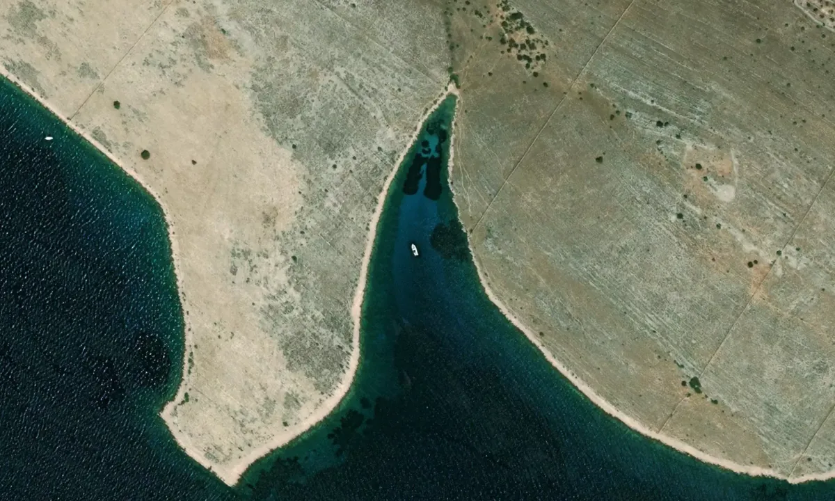 Flyfoto av Uvala Pivcena