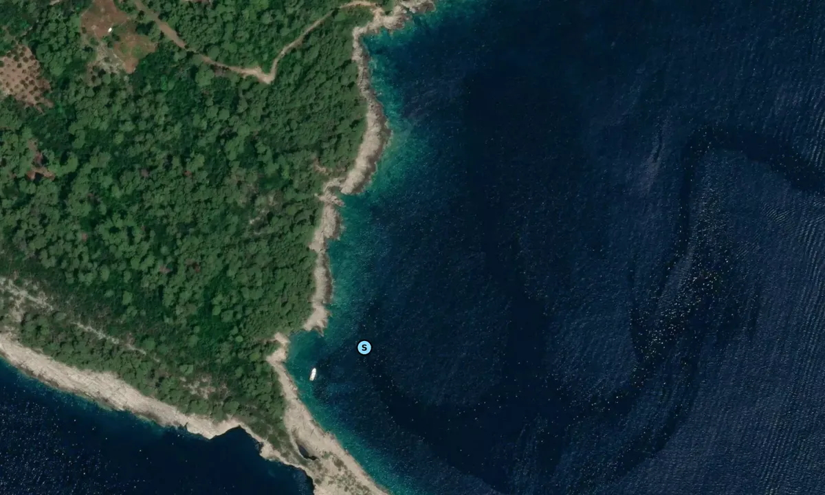 Satelite image of Uvala Prtusa