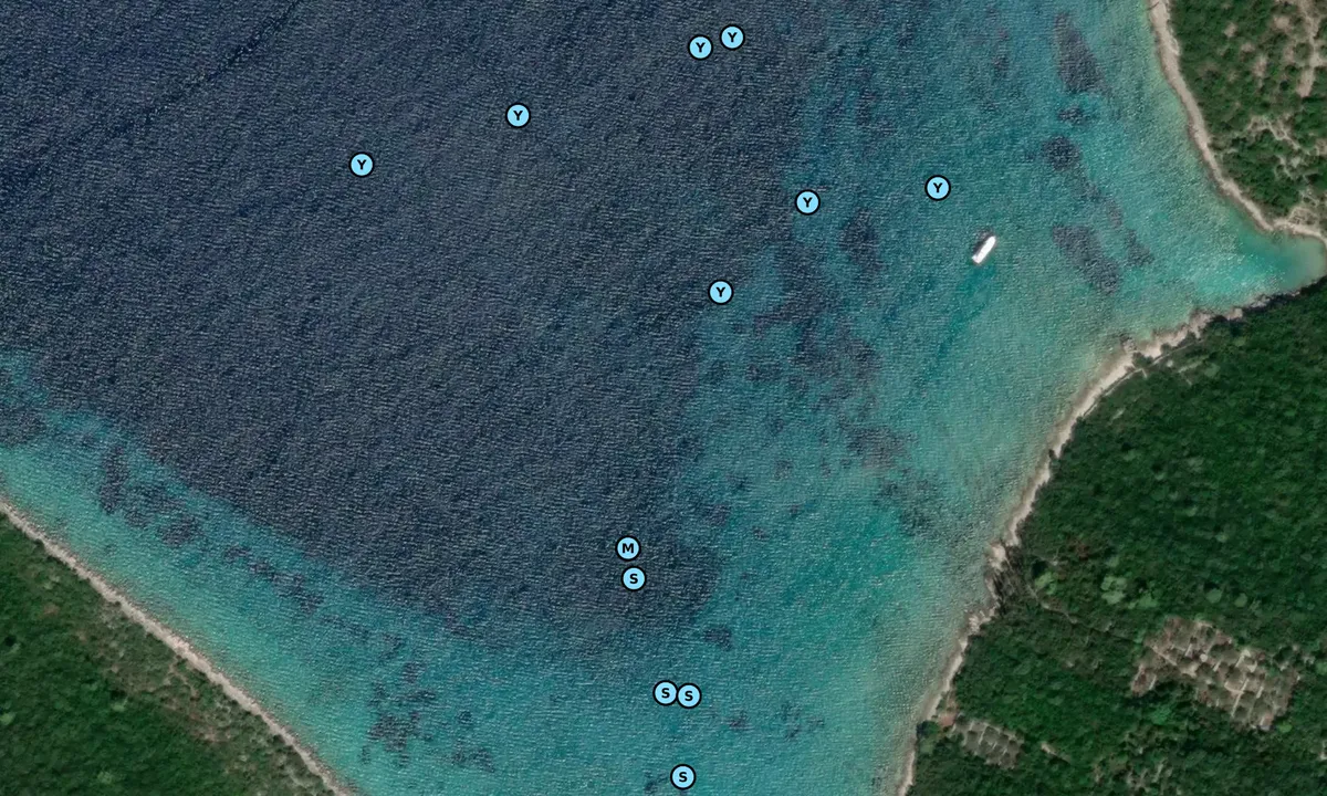 Satelite image of Uvala Przina