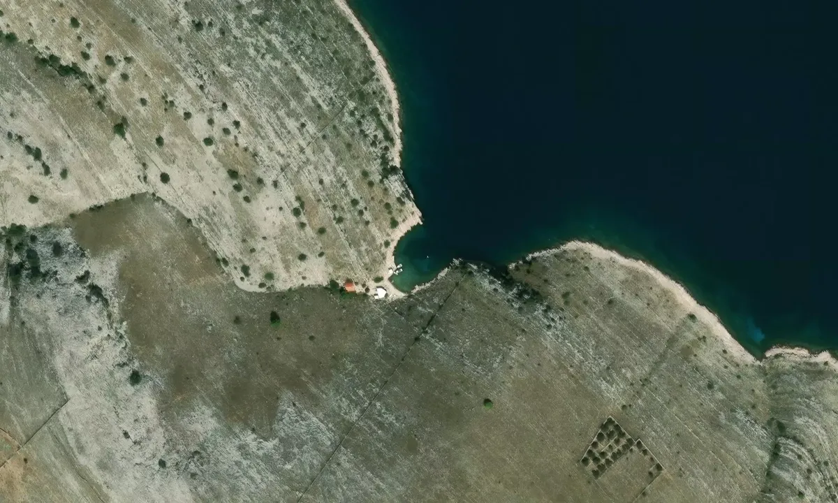 Satelite image of Uvala Ruževica