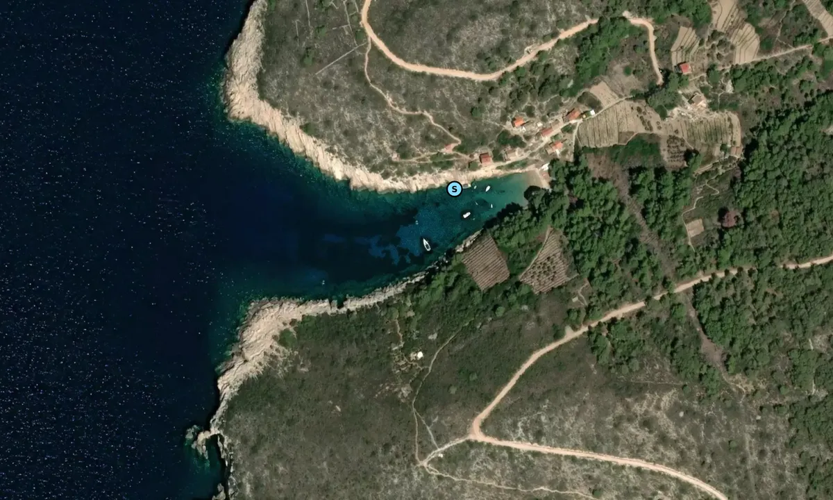 Satelite image of Uvala Salbunara