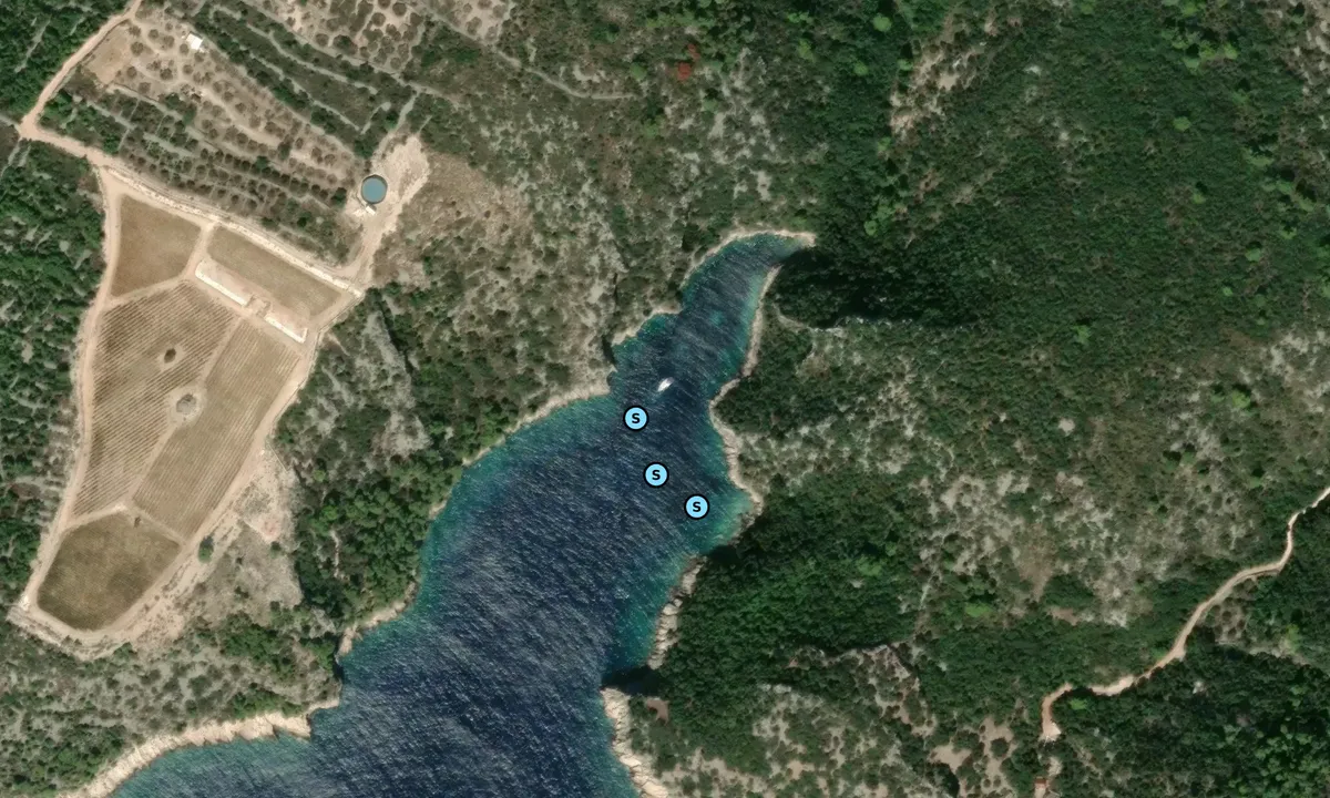Satelite image of Uvala Senjska