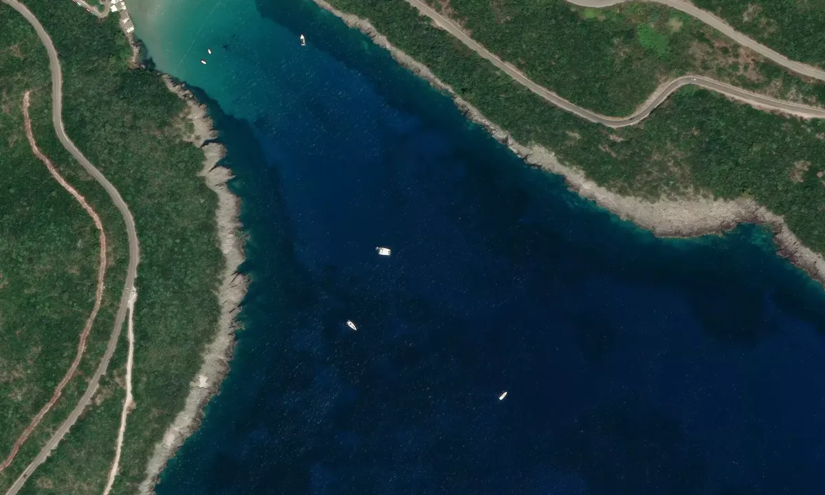 Satelite image of Uvala Trsteno