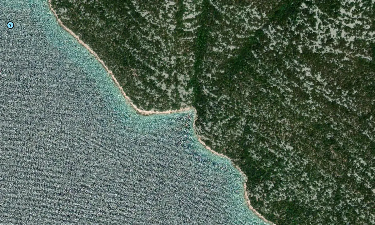 Satelite image of Uvala Ubinus
