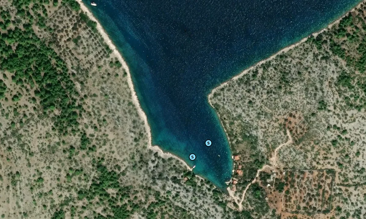 Satelite image of Uvala Zesnja