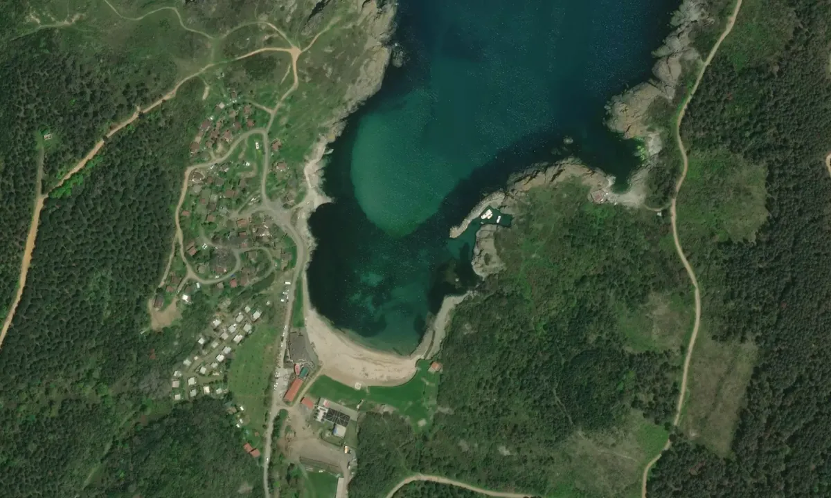 Flyfoto av uzunya Beach